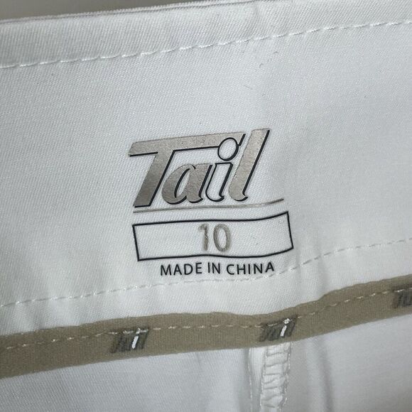 NWT Tail Tech Pants Slant Pockets White Women's Size 10 Style GX4162-001X - Picture 8 of 8